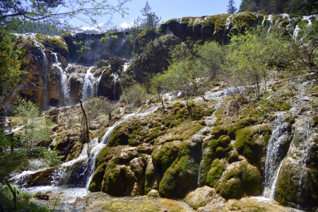 Jiuzhaigou National Park in Chinaの写真素材