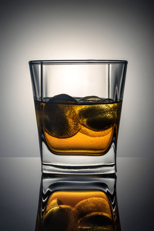 Whiskey on iceの写真素材