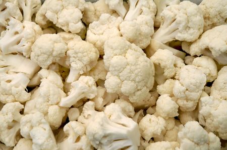 Cauliflower backgroundの写真素材
