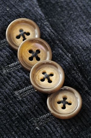 Man's cork jacket detail