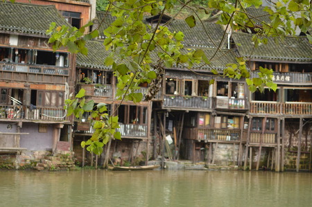 Landscape of Fenghuang County, Hunanの写真素材