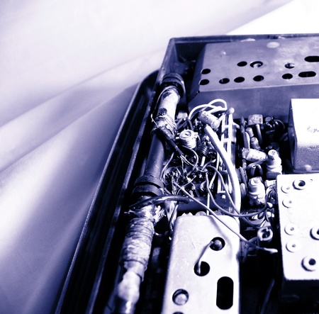 Old radio transistor の写真素材