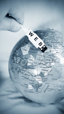 World Wide Web (WWW) conceptの写真素材