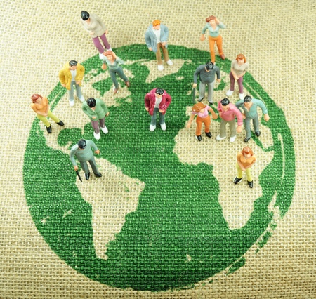 World population concept の写真素材