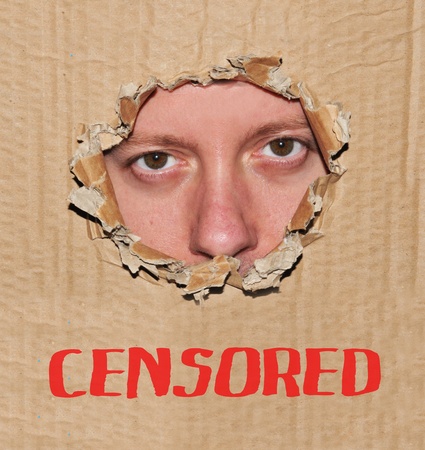 Censorshipの写真素材