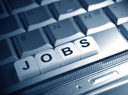 Jobs under spotlightの写真素材