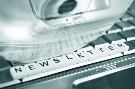 Newsletterの写真素材