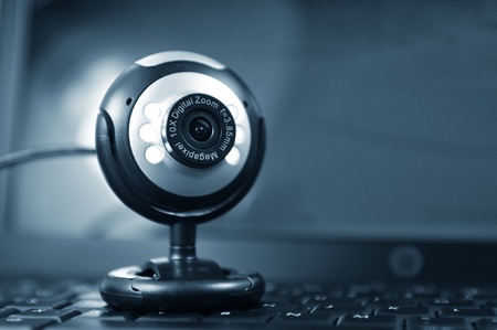 Webcamの写真素材