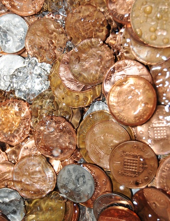 Washing money concept の写真素材