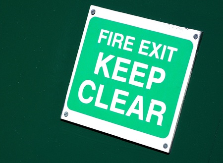 Fire exitの写真素材