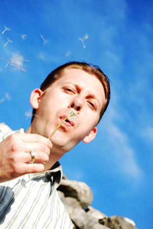 Make a wishの写真素材