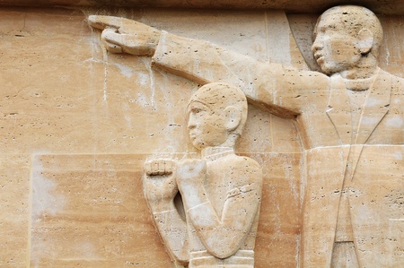 Father and son の写真素材