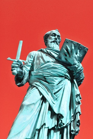 Old statue の写真素材