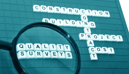 Quality surveying concept の写真素材