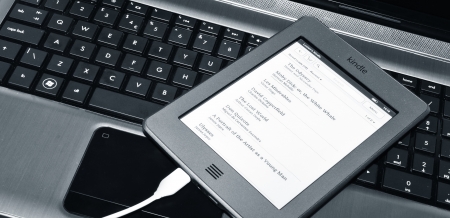 London, UK - 27 March 2012: Amazon has announced the launching of the Amazon Kindle Touch and Kindle Touch 3G in the UKのeditorial素材