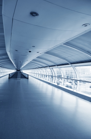 Manchester, UK - March 10th, 2010: Modern architecture inside Manchester airport のeditorial素材