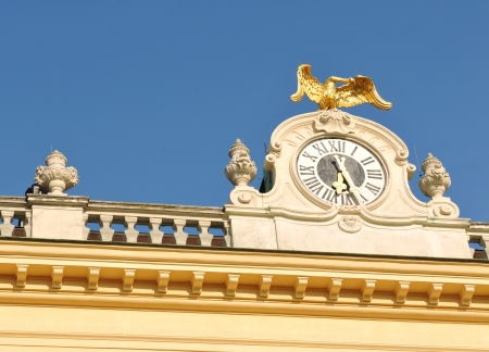 Vienna, Austria - June, 2011: Architectural detail of Schonbrunn Palace in Vienna, Austria のeditorial素材