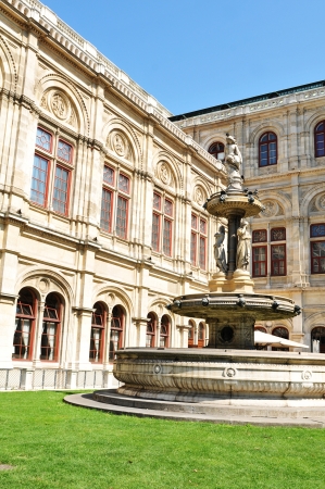 Vienna, Austria - June, 2011: Architecture of the National Opera in Vienna, Austria のeditorial素材