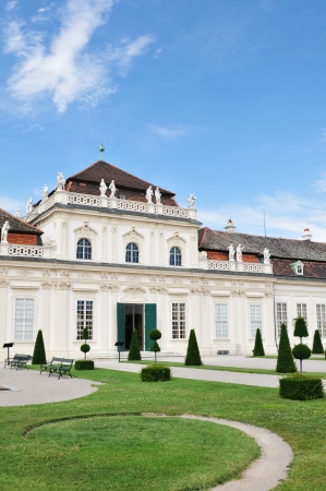 Vienna, Austria - June, 2011: Architecture of the Belvedere palace in Vienna, Austria のeditorial素材