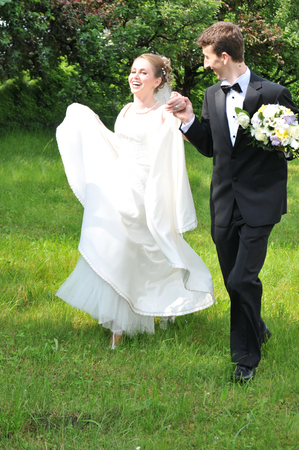 Happy wedding dayの写真素材
