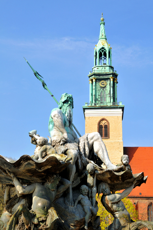 Old fountainの写真素材