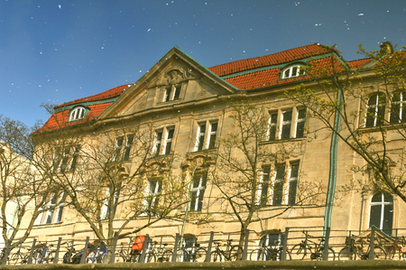 Architecture reflections in Berlin, Germanyのeditorial素材