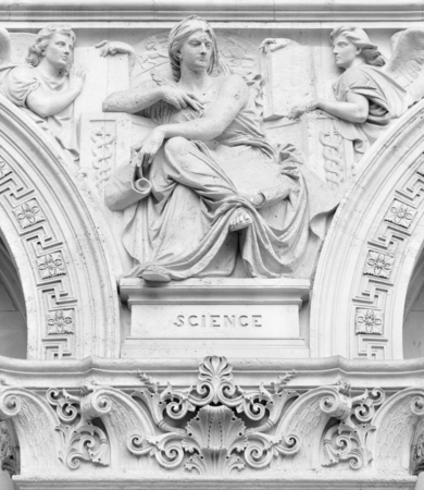 Architectural detail depicting the Science museの写真素材