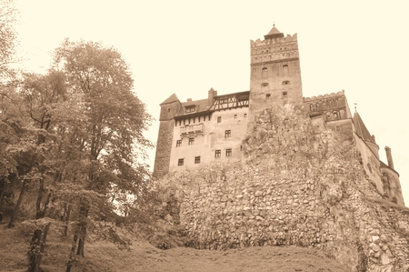 Dracula Castle in Bran, Brasov, Transylvania, Romaniaのeditorial素材