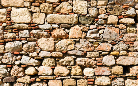 Detail of old wall in Athens, Greeceのeditorial素材