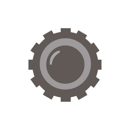 Vector picture of rubber tire on white background.のイラスト素材