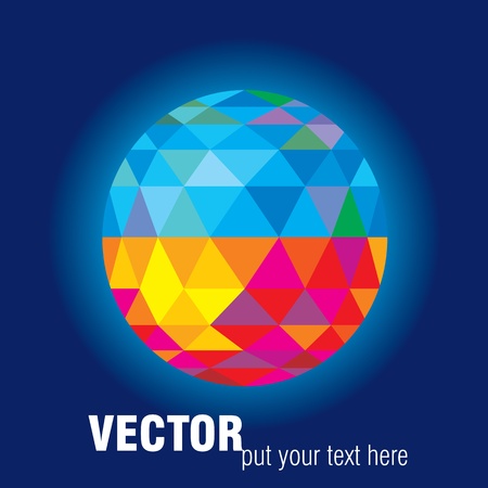 poster design with crystalのイラスト素材