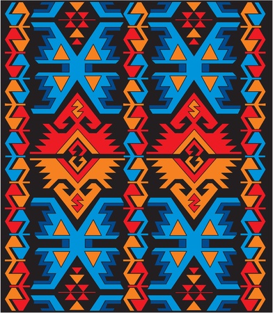 vector mexican ethnic ornamentsのイラスト素材