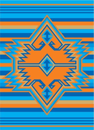vector mexican ethnic cover designのイラスト素材