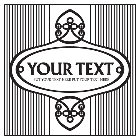 vector medieval frameのイラスト素材