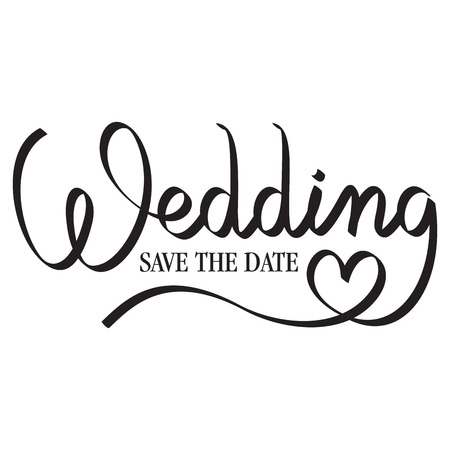 wedding hand lettering handmade calligraphyのイラスト素材