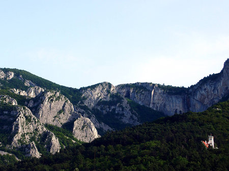 The highest waterfall on the Balkansの写真素材
