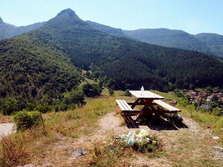 Garbage in the natureの写真素材