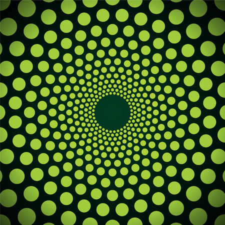 Abstract dark green background of small circlesのイラスト素材