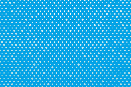blue background with white polka dotsのイラスト素材