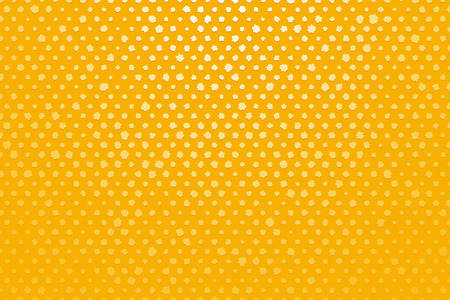 Yellow background with white spotsのイラスト素材
