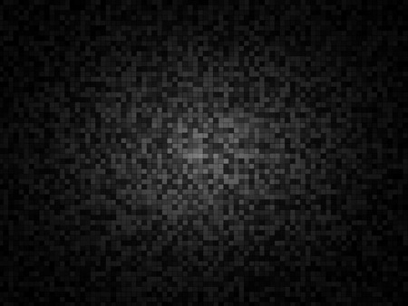 Grainy black checkered background with vignetteの写真素材