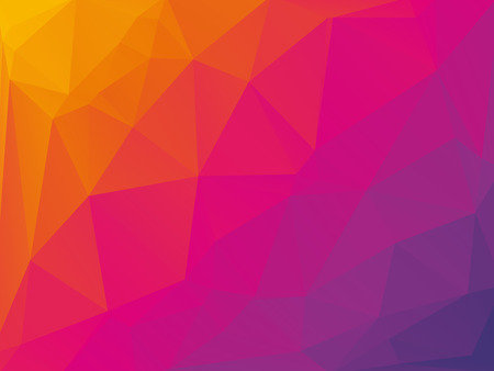 violet pink yellow triangular backgroundのイラスト素材