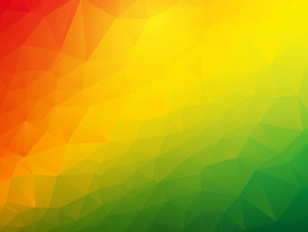 abstract triangular red yellow green backgroundのイラスト素材
