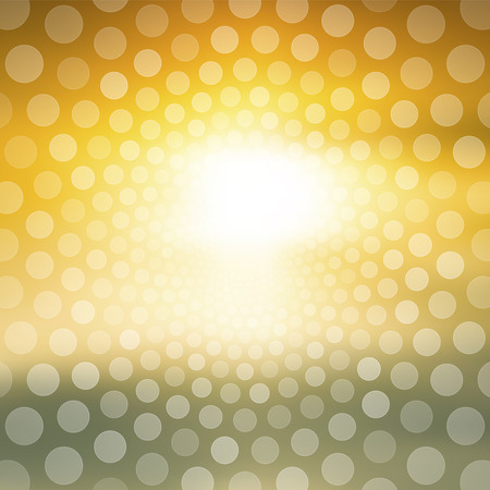 blurred background with white polka dotsのイラスト素材