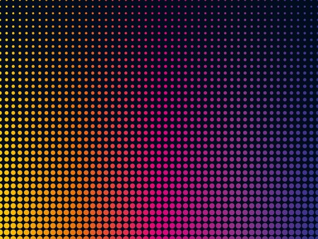 Modern abstract background with colorful polka dotsのイラスト素材