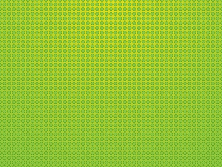 green background with polka dots and ringsのイラスト素材