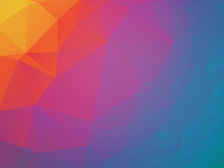 modern yellow orange purple blue triangular backgroundのイラスト素材