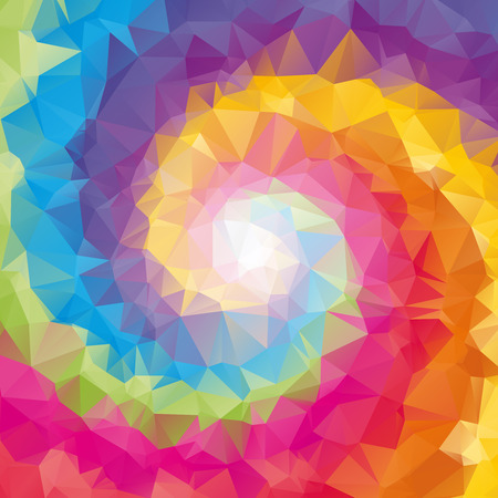 triangular tornado color backgroundのイラスト素材