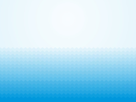 ocean waves abstract blue backgroundのイラスト素材