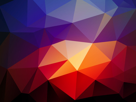 dark blue light red triangular backgroundのイラスト素材